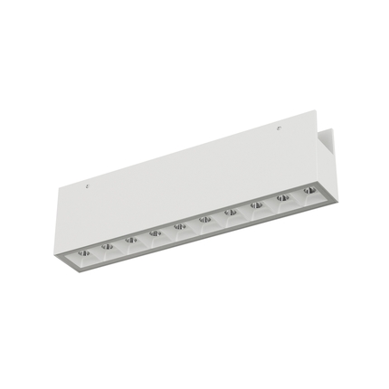 faretto led da binario esterno 20w 48v 2700k bianco ip65 beneito faure 5388