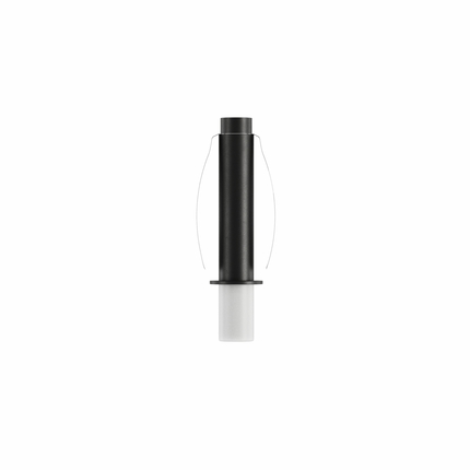 faretto mini led da incasso 3,5w 220/240v 3000k nero ip20 beneito faure 5250
