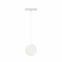 sospensione led per binario magnetico 8w 48v 2700k bianco ip20 sphere beneito faure 5375