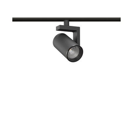 faretto led per binario magnetico 8w 48v dali 2700-4000k nero ip20 v-round beneito faure  5038