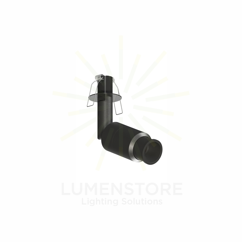 faretto led da incasso 2w 220/240v 3000k nero ip20 beneito faure 5277