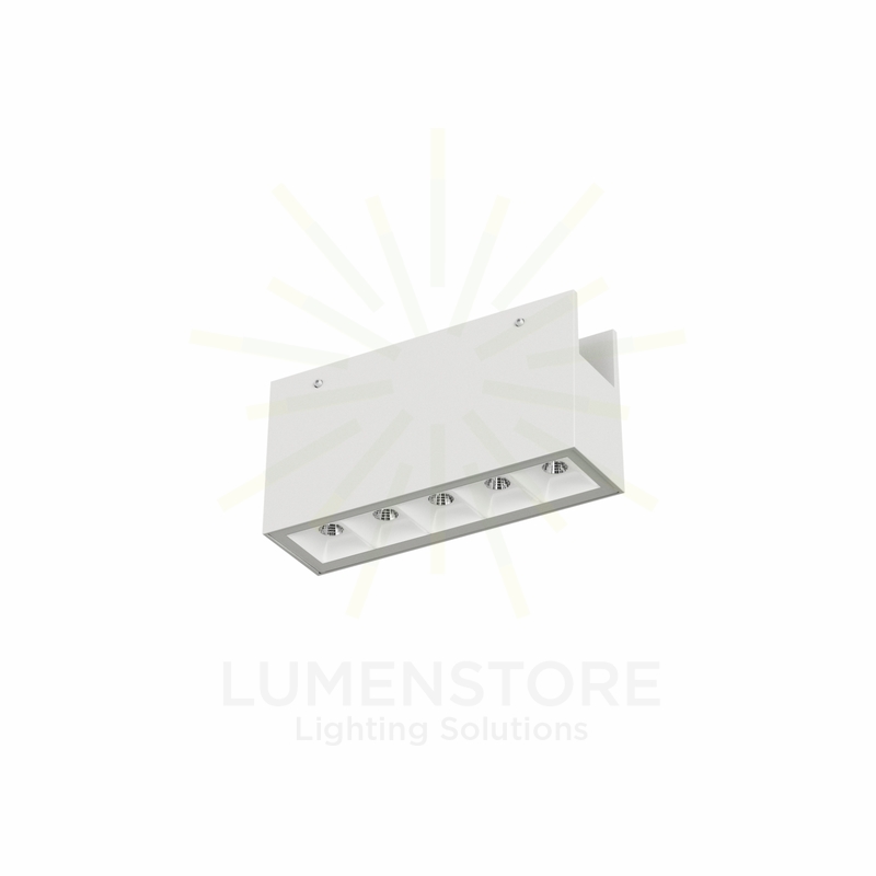 faretto led da binario esterno 10w 48v 3000k bianco ip65 beneito faure 5385