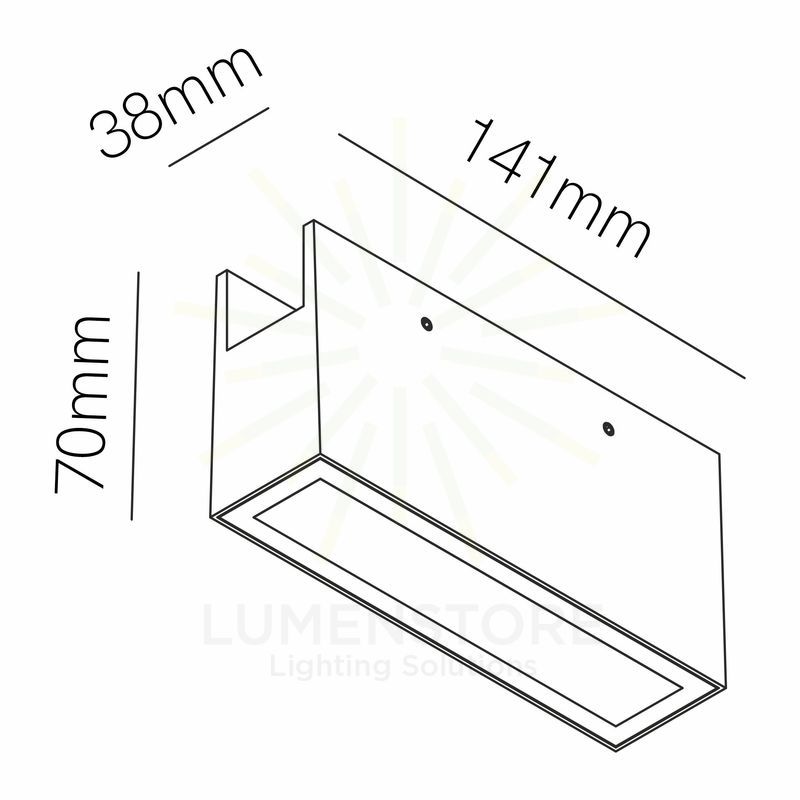 faretto led da binario esterno 10w 48v 3000k bianco ip65 beneito faure 5385