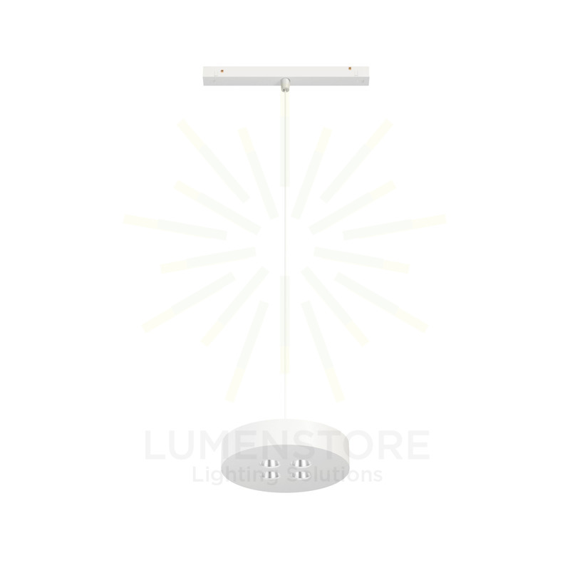 sospensione led per binario magnetico 12w 48v dali 2700-4000k bianco ip20 beneito faure 5185