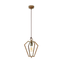 lampadario a sospensione gemstone e27 ottone anticato ip20 ml3487