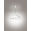 lampadario parabole diodi 34w + 17w luce calda 3200k affralux cupola bidirezionale