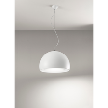 lampadario parabole diodi 42w luce calda 3000k affralux cupola piccolo