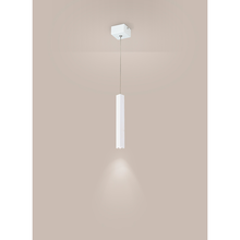 lampadario tubi diodi 3w luce calda 3000k affralux piccolo quadrato bianco