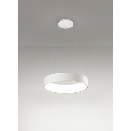 lampadario band diodi 35w luce calda 3200k affralux bianco medio