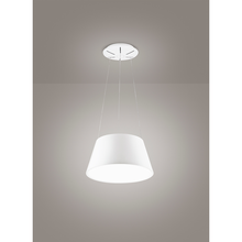 lampadario parabole diodi 63w luce calda 3200k affralux tronco cono medio