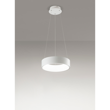 lampadario band diodi 25w luce calda 3200k affralux bianco piccolo