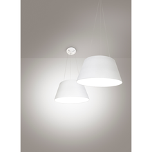 lampadario parabole diodi 30w luce calda 3200k affralux tronco cono piccolo