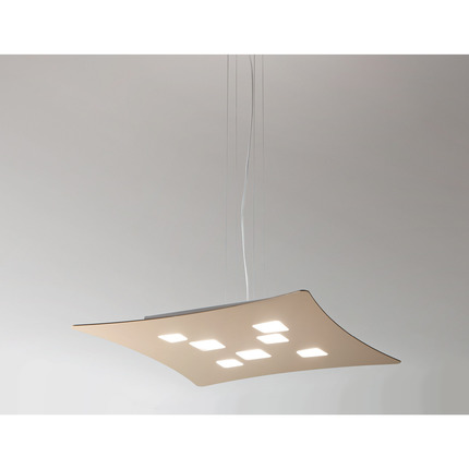 lampadario isotta gx53 gealuce tortora