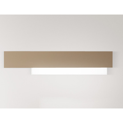 applique doha 25w luce calda 3000k gealuce grande tortora