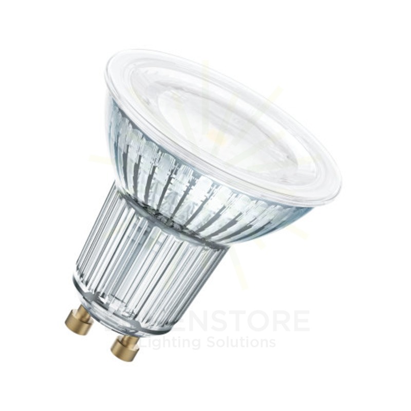 lampadina led parathom par16 gu10 4.3w luce calda 827 ledvance osram 120°