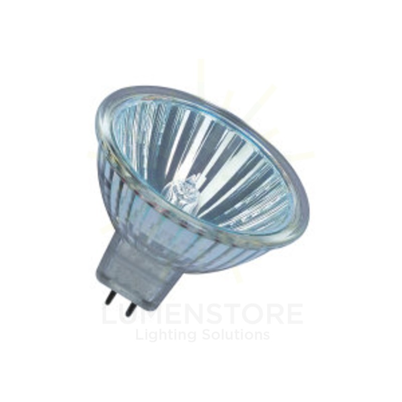 lampadina alogena decostar titan 51 gu5.3 50w luce calda 12v wfl 36°