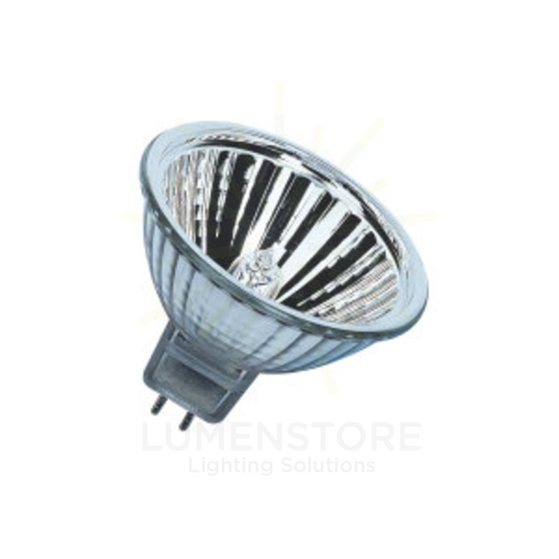 lampadina alogena decostar 51 alu gu5.3 50w luce calda 12v wfl 36°