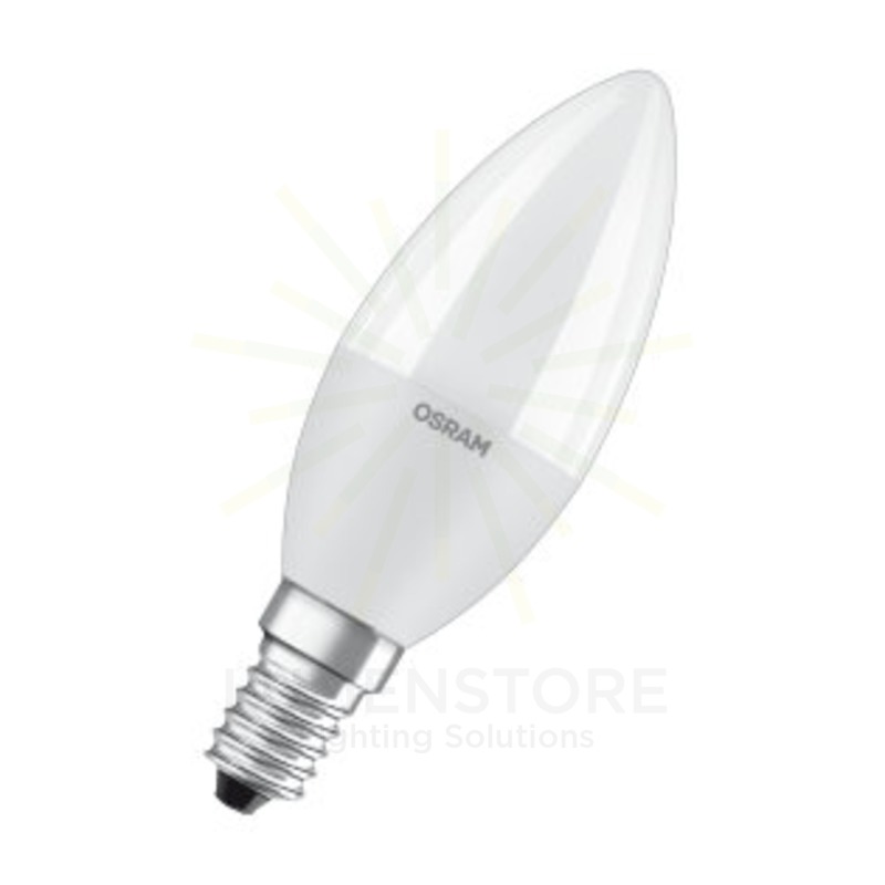 lampadina led value classic b e14 7w luce calda 827 ledvance osram