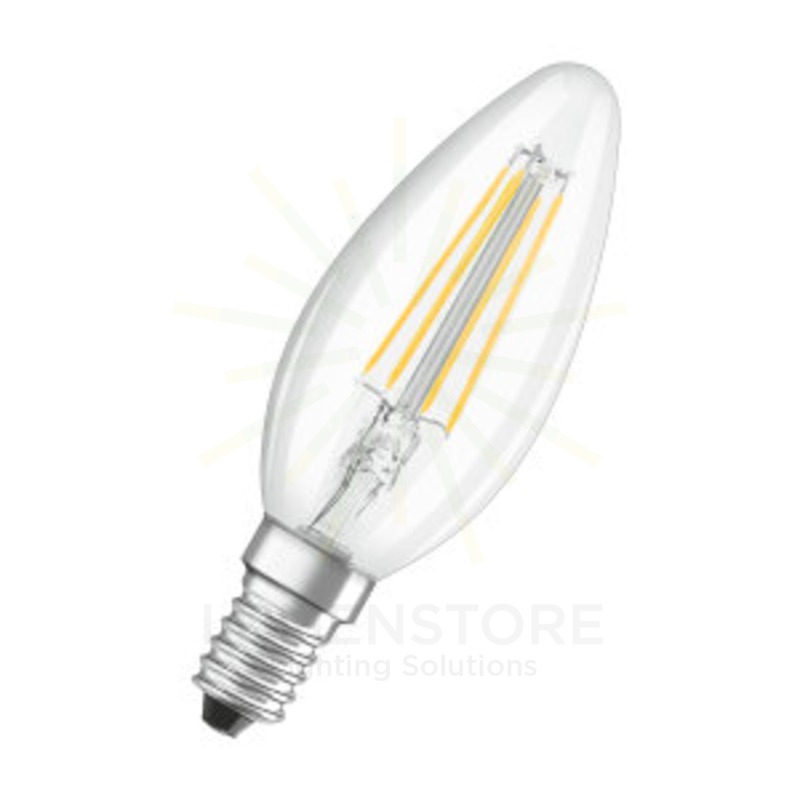 lampadina led value classic b e14 4w luce calda 827 ledvance osram