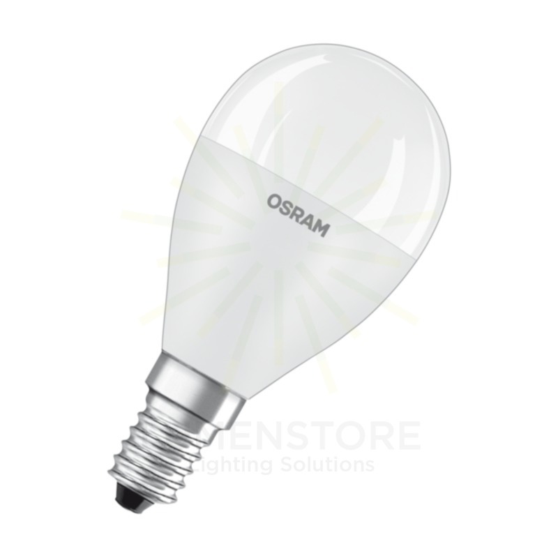 lampadina led value classic p e14 8w luce calda 827 ledvance osram