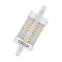 lampadina led parathom line r7s 7w luce calda 827 ledvance osram