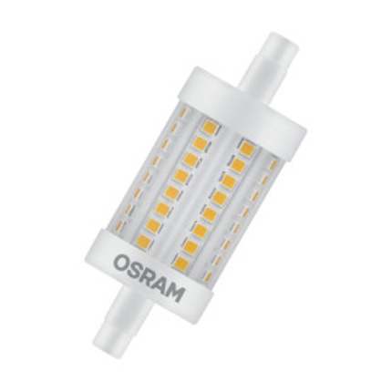 lampadina led parathom line r7s 8w luce calda 827 ledvance osram