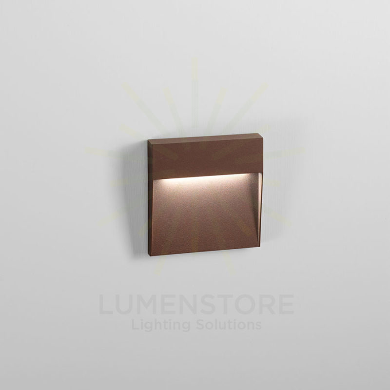 segnapasso step 6w luce calda 3000k isyluce corten ip54