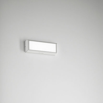 applique brique 12w luce naturale 4000k isyluce bianco ip65