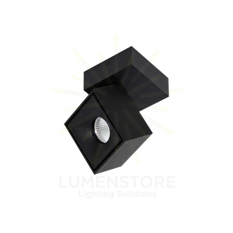 faretto led da soffitto mini rubyc 7w 220/240v 2700k/3200k/4000k nero ip20 beneito faure 4333