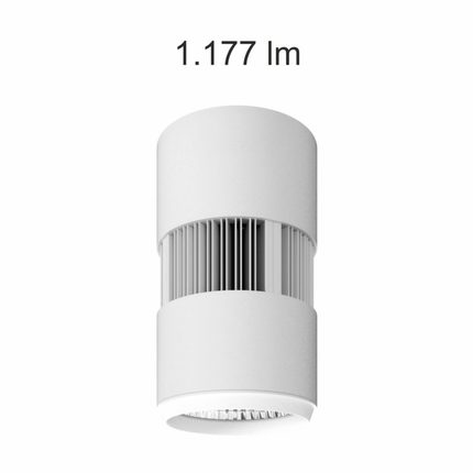 faretto city 17w luce calda 3000k beneito faure bianco