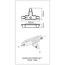 accessorio giunzione "t" destra beneito faure 3366 bianco 