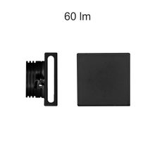 segnapasso led da incasso 4w 220/240v 3000k nero ip20 beneito faure 4111