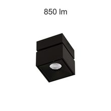 faretto led da soffitto mini rubyc 7w 220/240v 2700k/3200k/4000k nero ip20 beneito faure 4333