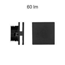 segnapasso led da incasso 4w 220/240v 3000k nero ip20 beneito faure 4113