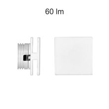 segnapasso led da incasso 4w 220/240v 3000k bianco ip20 beneito faure 4112
