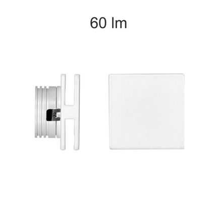 segnapasso led da incasso 4w 220/240v 3000k bianco ip20 beneito faure 4112