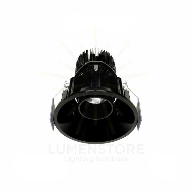 faretto da incasso tao 10w luce calda 3000k beneito faure nero ip32