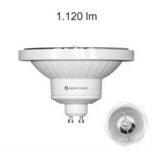 lampadina led dole ar111 gu10 15w luce calda 830 beneito faure