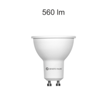 lampadina led uniform-line gu10 6w luce naturale 840 beneito faure