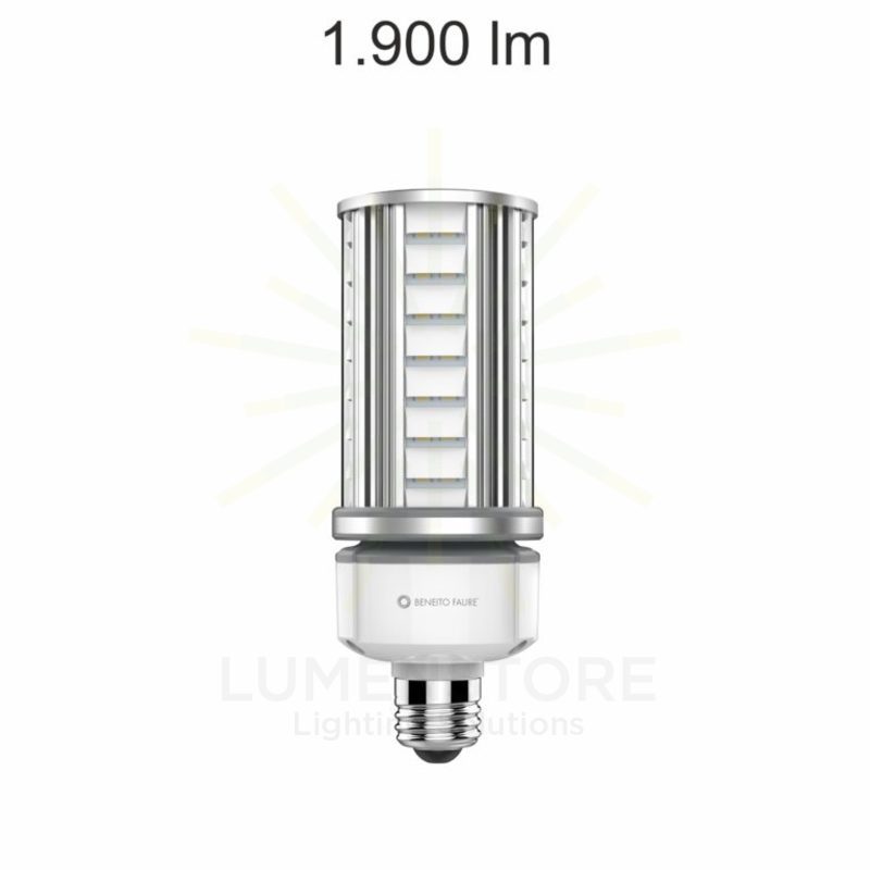 lampadina led obo e27 19w luce fredda 850 beneito faure ip64