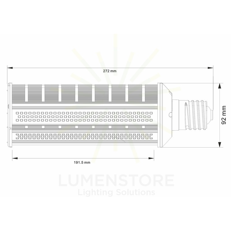 lampadina led smile e27 60w luce fredda 850 beneito faure ip64