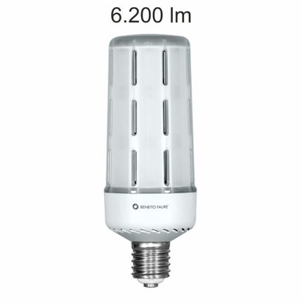 lampadina led aria e40 50w luce fredda 850 beneito faure