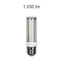 lampadina led hqi tubular e27 10w luce naturale 840 beneito faure