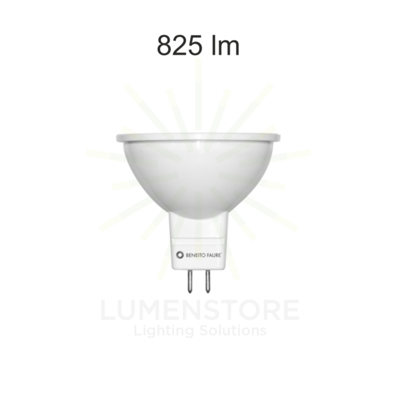 lampadina led system mr16 gu5.3 8w luce calda 830 beneito faure