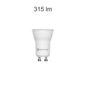 lampadina led tutto gu10 4w luce calda 830 beneito faure