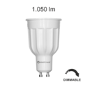 lampadina led power gu10 12w luce calda 830 beneito faure dimmerabile