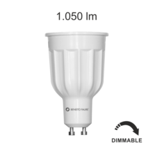 lampadina led power gu10 12w luce calda 830 beneito faure dimmerabile