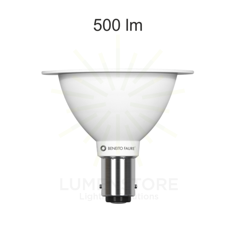 lampadina led max ar70 ba15d 7w luce calda 827 beneito faure