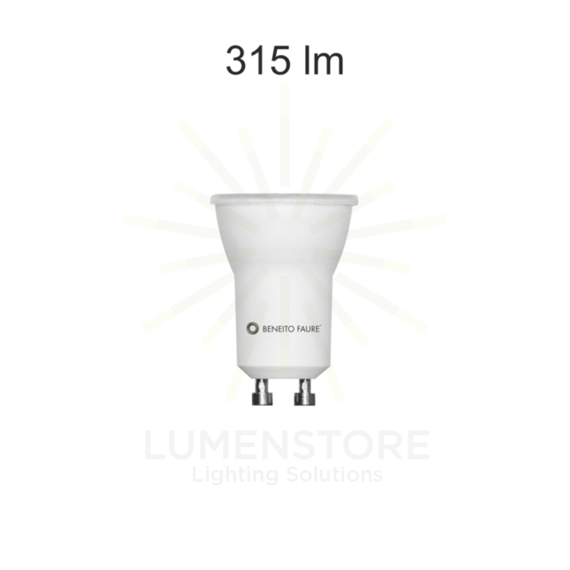 lampadina led tutto gu10 4w luce calda 827 beneito faure