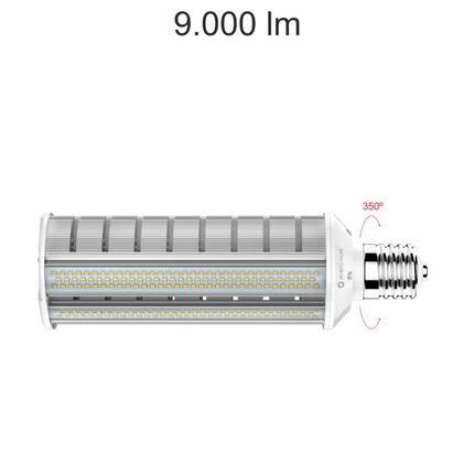 lampadina led smile e27 60w luce fredda 850 beneito faure ip64